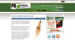 Desktop Screenshot of kidneycoach.com
